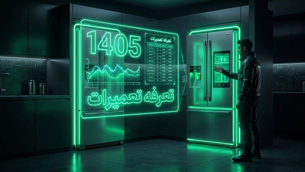 هزینه تعمیرات یخچال فریزر 14 تعرفه تعمیرات یخچال