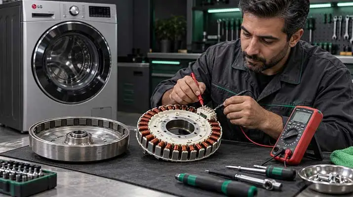 نمایندگی تعمیرات لباسشویی ال جی 13 تعمیر موتور لباسشویی ال جی