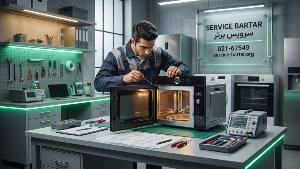 تعمیر ماکروفر بوش 8 تعمیرات ماکروفر بوش