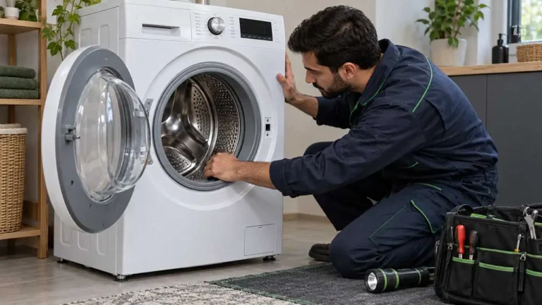 6 علت صدای زیاد ماشین لباسشویی 32 علت صدای زیاد ماشین لباسشویی