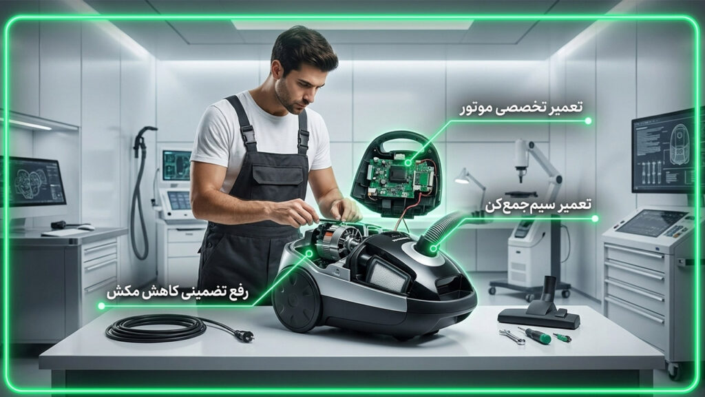 نمایندگی تعمیرات جاروبرقی پاناسونیک 14 خدمات تخصصی جاروبرقی پاناسونیک