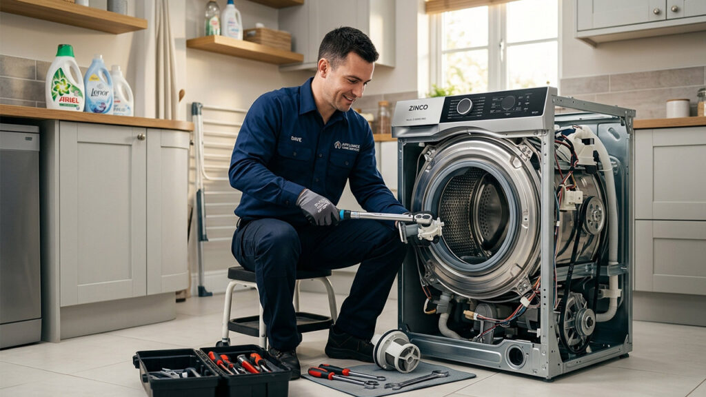 نمایندگی تعمیرات لباسشویی زینکو 2 عیب یابی لباسشویی زینکو