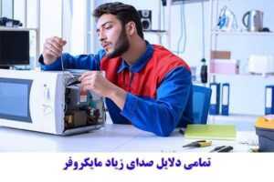 علت صدای زیاد مایکروفر