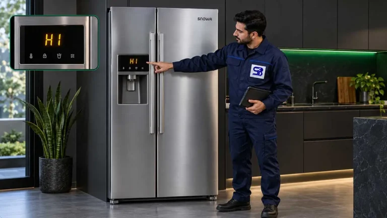 7 علت ارور H1 یخچال اسنوا 5 ارو.ر h1 یخچال اسنوا