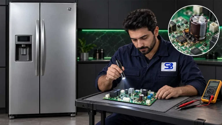 علائم سوختن برد یخچال 4 علائم سوختن برد یخچال