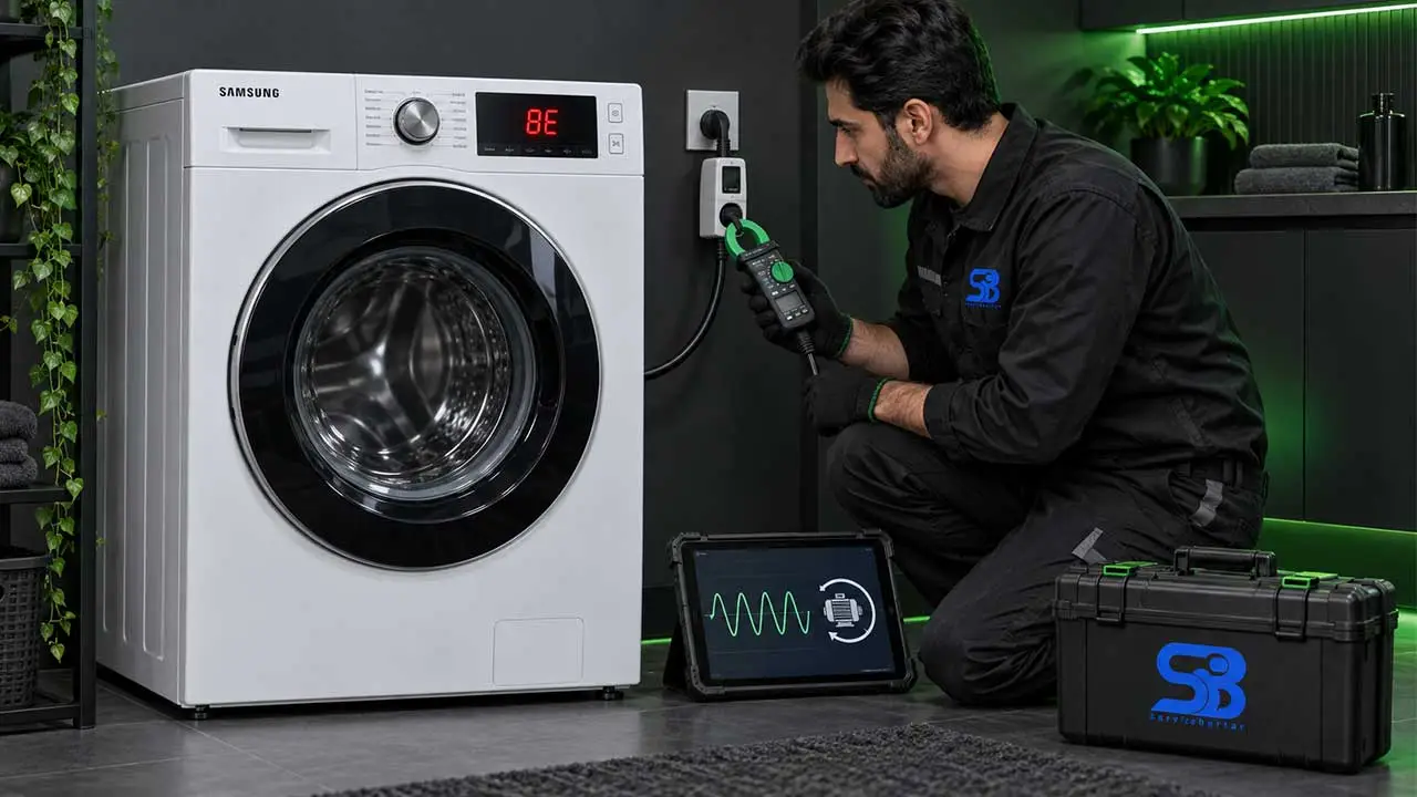 ارور 8E ماشین لباسشویی سامسونگ