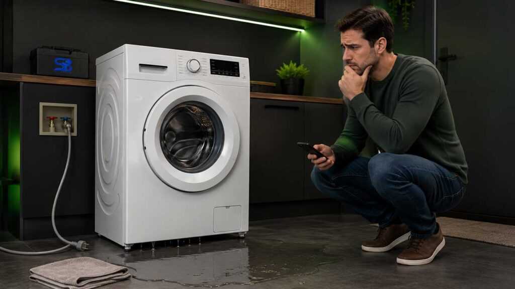 علت نشت آب از زیر ماشین لباسشویی 12 در زمان نشتی آب لباسشویی چیکار کنیم؟