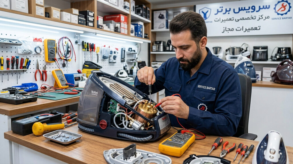مرکز تعمیرات اتو بخار 1 تعمیر اتو بخار مخزن دار