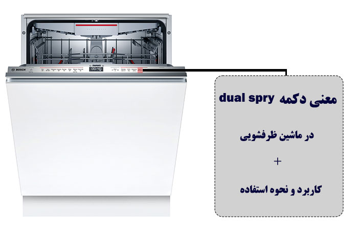 معنی dual spray در ماشین ظرفشویی چیست ؟