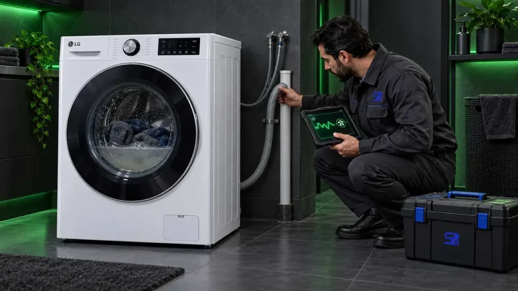 علت تخلیه نکردن آب ماشین لباسشویی ال جی 8 علت تخلیه نکردن آب ماشین لباسشویی ال جی
