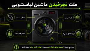 علت نچرخیدن ماشین لباسشویی 2 علت نچرخیدن ماشین لباسشویی