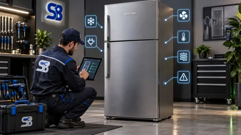 نمایندگی تعمیرات یخچال نیکسان 15 عیب یابی یخچال نیکسان