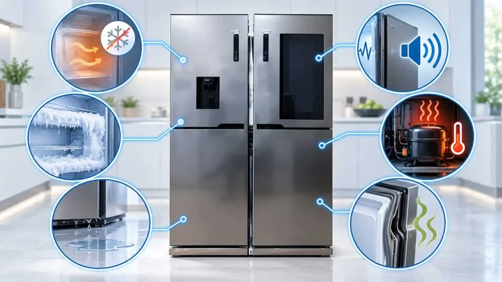 نمایندگی تعمیرات یخچال سایوان 14 مشکلات و خرابیهای یخچال سایوان