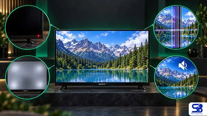 نمایندگی تعمیرات تلویزیون سونی 14 بررسی مشکلات تلویزیون سونی