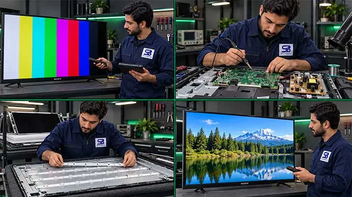 نمایندگی تعمیرات تلویزیون سونی 10 تعمیر تلویزیون سونی در منزل