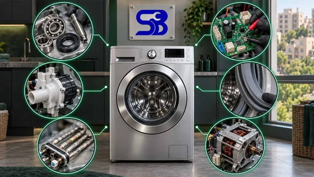 تعمیر ماشین لباسشویی تهرانپارس 24 تعمیرات لباسشویی در تهرانپارس